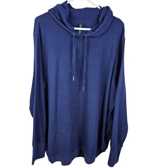 GAIAM Long Sleeve Blue Yoga Sweatshirt Pullover Hoodie Size‎ 2XL - Picture 1 of 9